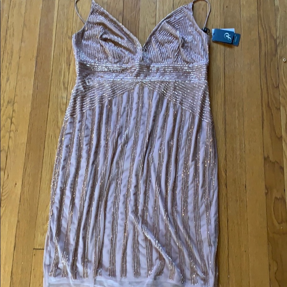 Adrianna Papell Dusty Rose Dress-New With Tags!